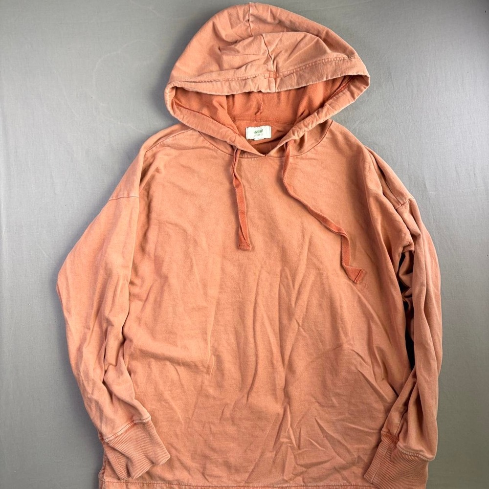Coral pink oversized hoodie